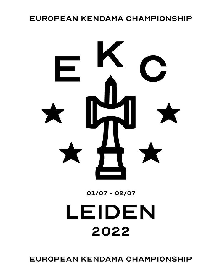 European Kendama Championships (EKC) 2022 Logo (Leiden, Netherlands)