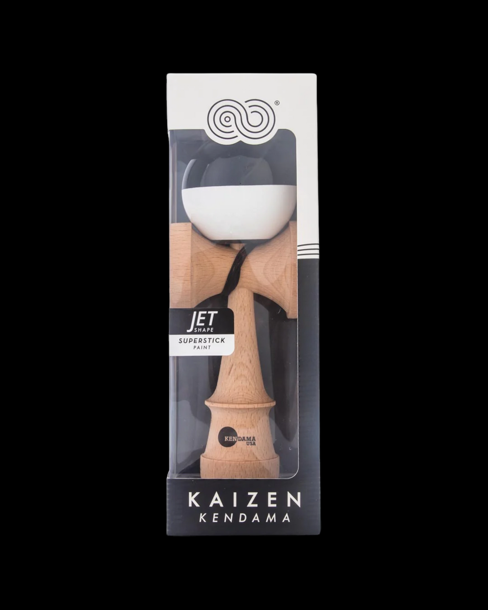 Kaizen - Half Split - Black/White Kendama Kendama USA   