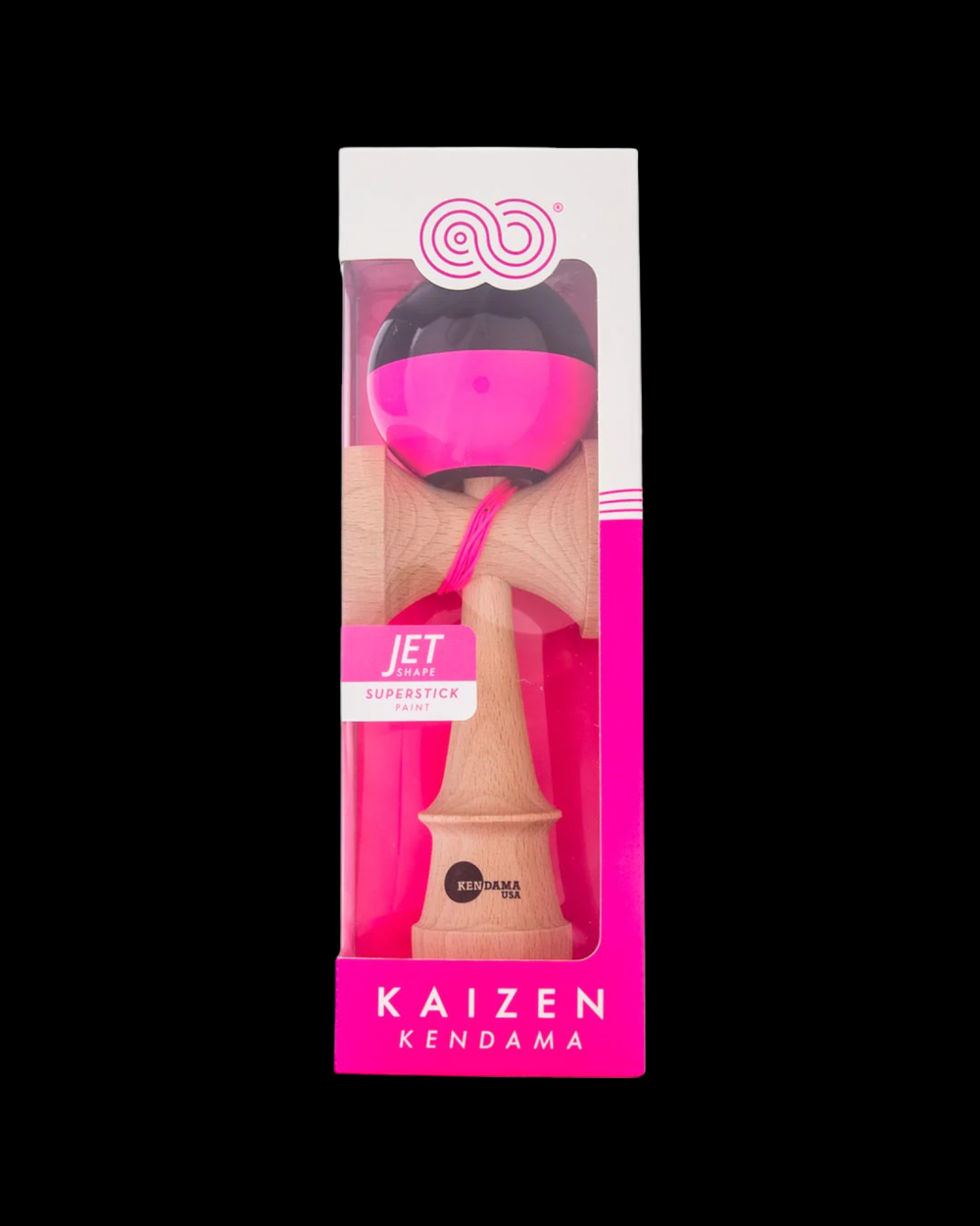 Kaizen - Half Split - Black/Pink Kendama Kendama USA   