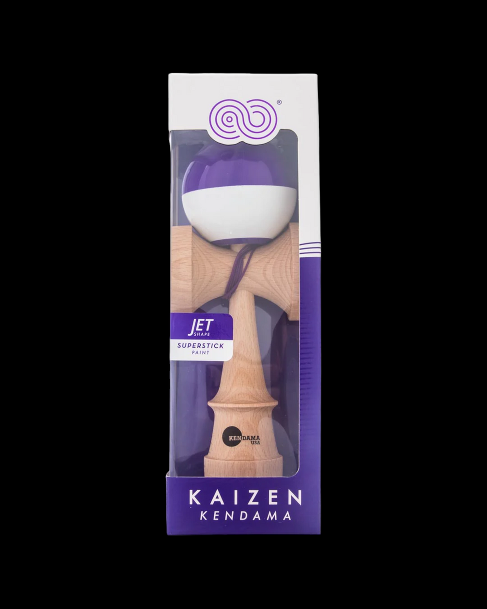 Kaizen - Half Split - Purple/White Kendama Kendama USA   