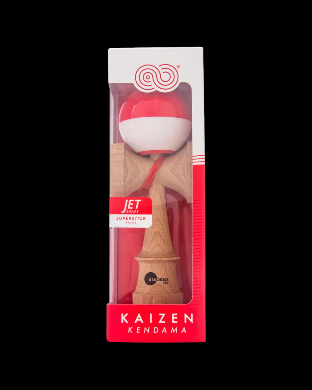 Kaizen - Half Split - Red/White Kendama Kendama USA   